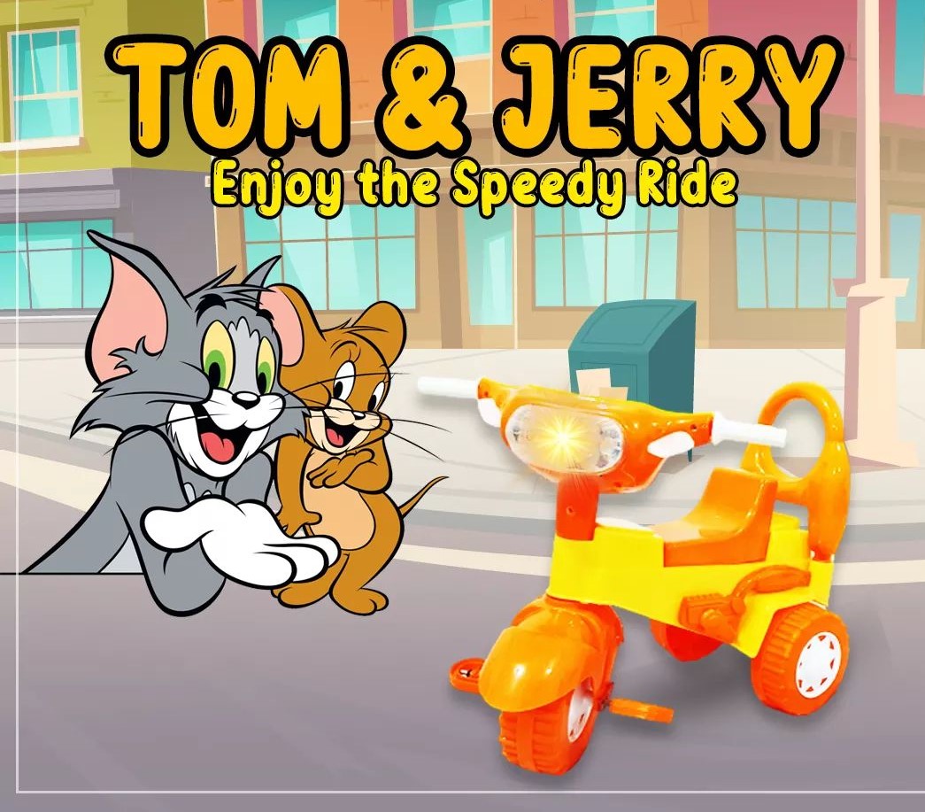 Tom and Jerry Golden bike
